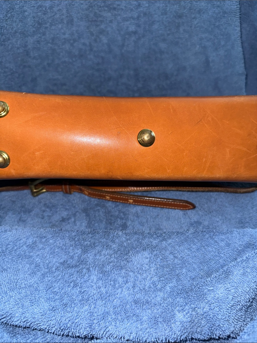 Dooney & Bourke Black and Brown Leather Shoulder Crossbody - Picture 9 of 10